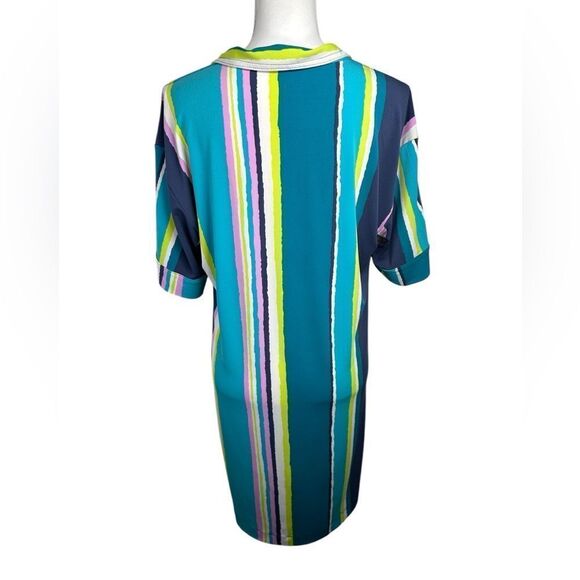 TORI RICHARD Honolulu Show Your Stripes Dress Size X-Large Striped Multicolor - Picture 6 of 11